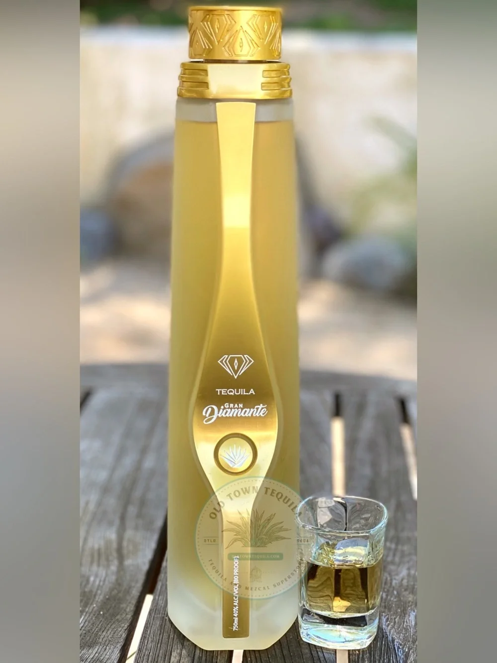 Gran Diamante Tequila Gold EMPTY Bottle